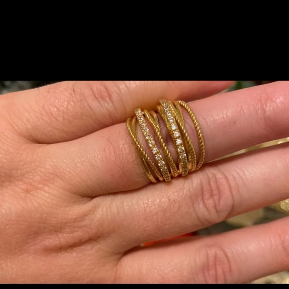 Cubic zirconia ring - Picture 3 of 6